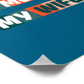 Let Me Ask My Wife Funny Husband Quote Poster (Ecke)