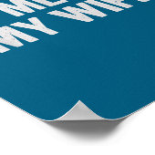 Let Me Ask My Wife Funny Husband Saying For Men Poster (Ecke)