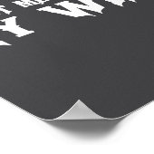 Let Me Ask My Wife She Said No Funny Husband  Poster (Ecke)