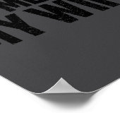 Let Me Ask My Wife She Said No Funny Husband Poster (Ecke)