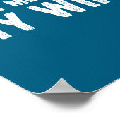 Let Me Ask My Wife She Said No Funny Husband  Poster (Ecke)