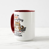 Let Me Drop Everything Cat Tasse (Vorderseite Links)