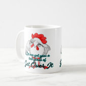 Let Me Get You A Tall Glass of GET OVER IT Kaffeetasse (Vorderseite Links)