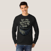 Let Me Introduce You to My Beard Dad Jokes Beard T-Shirt (Vorne ganz)