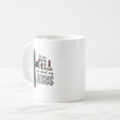 Let Me Tell You About My Jesus Christian Religious Kaffeetasse (Vorderseite Links)