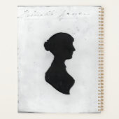 “Let other pens dwell on" Jane Austen quote Planer (Rückseite)