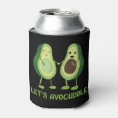 Let’s Avocuddle - Funny Avocado Pun Dosenkühler (Kanne Vorderseite)