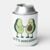 Let’s Avocuddle - Funny Avocado Pun Dosenkühler (Kanne Vorderseite)