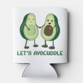Let’s Avocuddle - Funny Avocado Pun Dosenkühler (Rückseite)