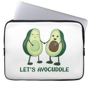 Let’s Avocuddle - Funny Avocado Pun Laptopschutzhülle
