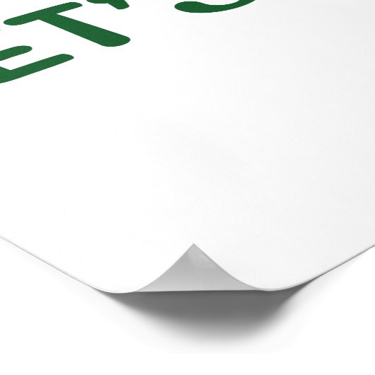 Let’s Avocuddle - Funny Avocado Pun Poster (Ecke)