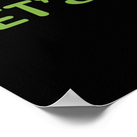 Let’s Avocuddle - Funny Avocado Pun Poster (Ecke)