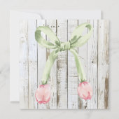 Let’s BBQ Baby Shower Invitation • Gingham Baby-Q  (Rückseite)