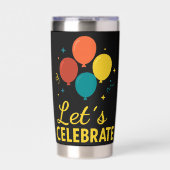 Let’s Celebrate Balloons Thermobecher (Vorderseite)