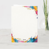 Let’s Celebrate Greeting Card  Karte (Rückseite)