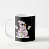 Let’s Chill Snowman Christmas Coffee Cute Holiday Kaffeetasse (Links)