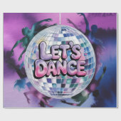 Let’s Dance Birthday Party Bash Geschenkpapier (Flach)