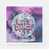 Let’s Dance Birthday Party Bash Serviette (Vorderseite)