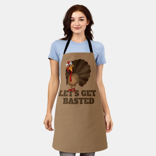 Let’s Get Basted Turkey Schürze (Getragen)