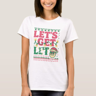 Let’s Get Lit Christmas Shirt • Funny Ugly Sweater