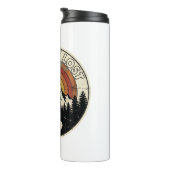 Let’s Get Lost Retro Mountain Adventure Outdoor Thermosbecher (Nach rechts gedreht)