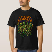 Let’s Get Spooky Dancing Mummies Art T-Shirt (Vorderseite)