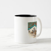Let’s Go Brandin Western Zweifarbige Tasse (VorderseiteRechts)