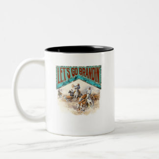 Let’s Go Brandin Western Zweifarbige Tasse