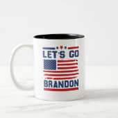Let’s Go Brandon Zweifarbige Tasse (Links)