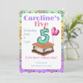 Let’s have s’more fun 5th Birthday Invitation Einladung (Stehend Vorderseite)
