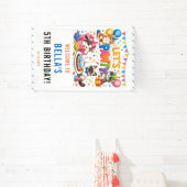 Let’s Pawty Cat 5th Birthday | Cute Kitty Birthday Banner (InSitu)