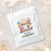 Let’s Pawty Cat 5th Birthday | Cute Kitty Birthday Geschenktütchen (Ausgeschnitten)