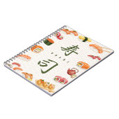 Let’s Roll into Fun! Sushi 寿司 Notizblock (Linke Seite)
