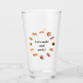 Let’s Roll into Fun! Sushi  Glas (Vorderseite)