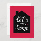 Let’s Stay Home 2 Postkarte (Vorne/Hinten)