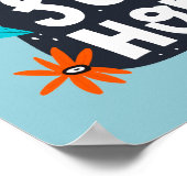 Let’s Stay Home Floral Poster (Ecke)