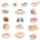 Let’s sushi and party! aufkleber (Vorderseite)