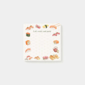 Let’s sushi and party! post-it klebezettel (Vorderseite)