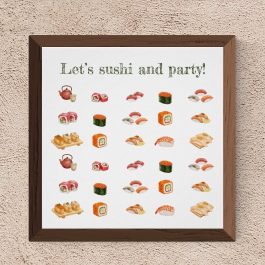 Let’s sushi and party! poster