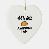 Let’s Taco 'Bout Keramik Ornament (Rechts)