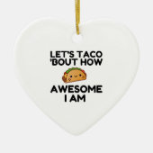 Let’s Taco 'Bout Keramik Ornament (Vorne)