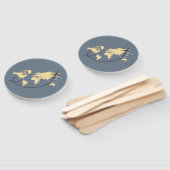 Let’s travel the world illustration fächer (Non-assembled)