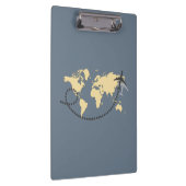 Let’s travel the world illustration klemmbrett (Rechts)