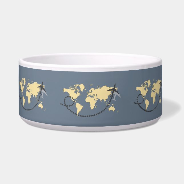 Let’s travel the world illustration napf (Vorderseite)