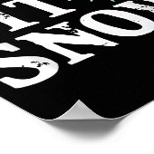 Let Snow Christmas Snowflakes Xmas Matching Family Poster (Ecke)