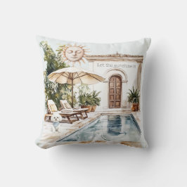 Let Sunshine In Sun Pool Dog House Kissen