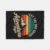 Let The 3rd Grade Adventure Begin Retro First Day  Fleecedecke (Vorderseite (Horizontal))