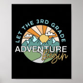 Let The 3rd Grade Adventure Begin Teacher Ck To Sc Poster (Vorne)