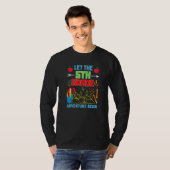 Let The 5th Grade Adventure Begin Fourth Grade Tea T-Shirt (Vorne ganz)