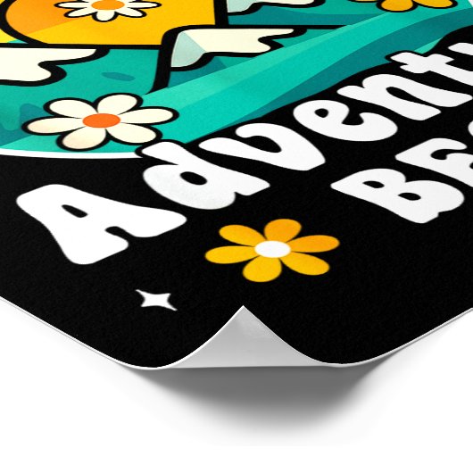 Let The 6th Grade Adventure Begin Retro First Day Poster (Ecke)